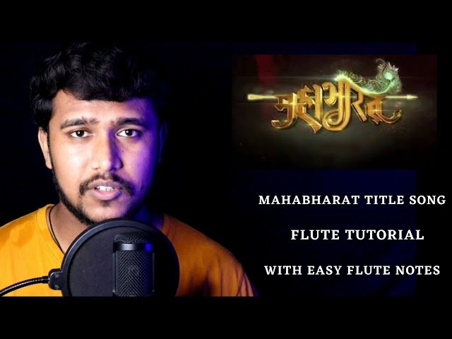 Mahabharat Title Song Flute Tutorial For Beginners | Hai Katha Sangram Ki Flute Notes | Flute Lesson