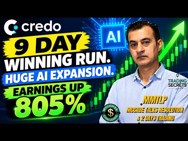 CREDO 9 day winning run, Huge AI Expansion. MMTLP Greg McCabe talks Resolution & 2 Days Trading