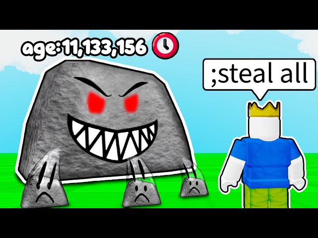 I Used ADMIN to get the BIGGEST ROCK in Roblox my pet rock...