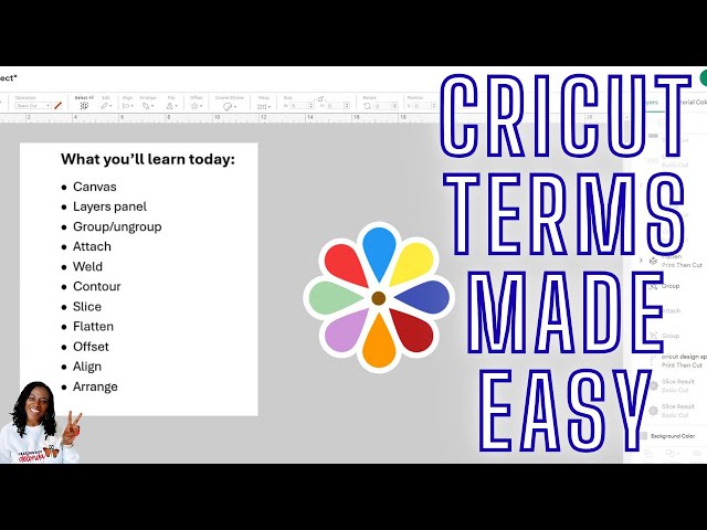 Cricut Design Space Terms Explained | Beginner Tutorial for 2026