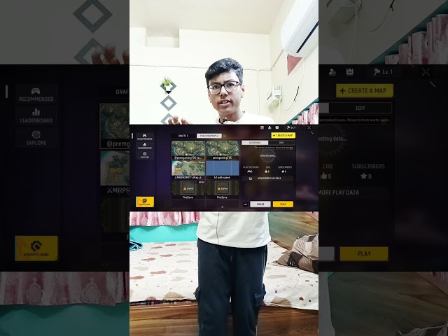 DAY 7 OF LEARNING HOW TO CREATE CRAFTLAND MAP #shorts #freefire