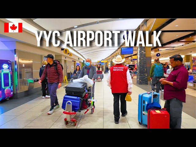 Calgary International Airport (YYC) 4K Walking Tour 🇨🇦 | Full Airport Walk