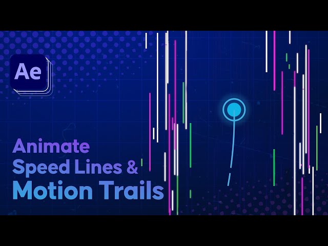 Animate Speed Lines and Motion Trails in After Effects | After Effects Tutorial