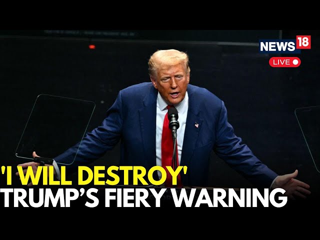 LIVE | Trump Vows to ‘Destroy’ — What’s Behind His Latest Bombshell Threat? | US BREAKING NEWS