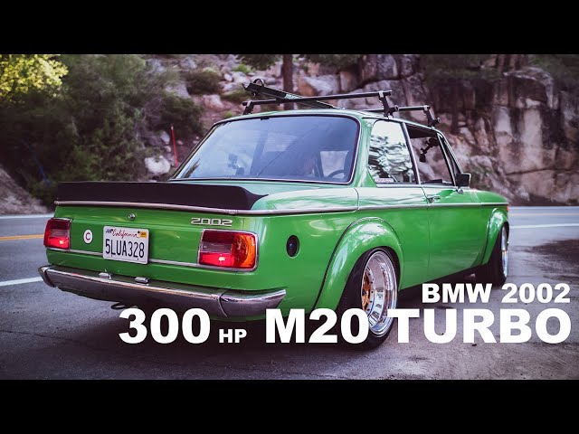 300 HP M20 TURBO Taiga Green BMW 2002