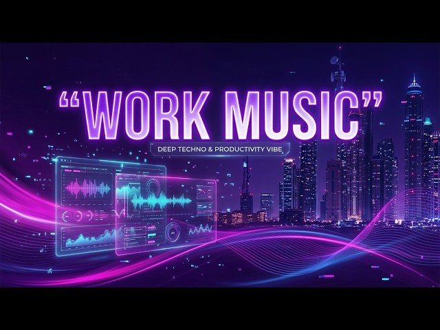 Deep Electronic Work Music | Immersive Futuristic Garage Beats for Focus, Productivity and Mind Flow