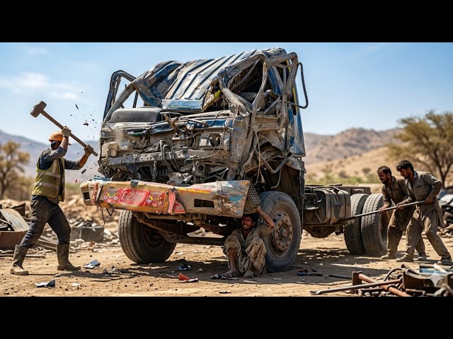 Broken Truck Chassis Rebuild | Pakistani Mechanics Handcrafted a Complete Truck Restoration