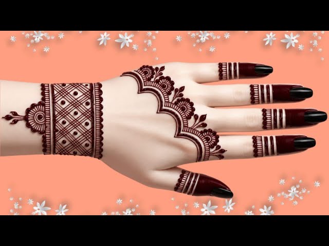 Beautiful Easy Mehndi Designs | Back Hand Mehndi Designs | Hathon Ki Mehandi | Bridal Mehndi Designs