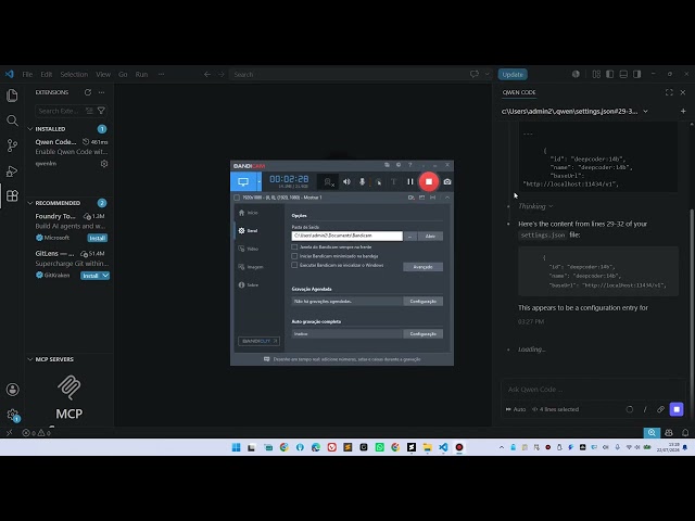 Como conectar o Ollama com o Visual Studio Code com Qwen Code Companion