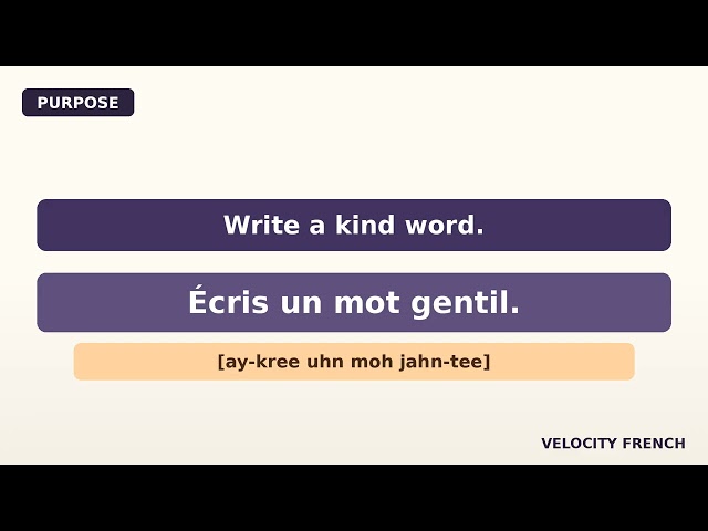 Learn French in 13 Minutes | Purpose Phrases Every Beginner NEEDS to Know! (Objectif)