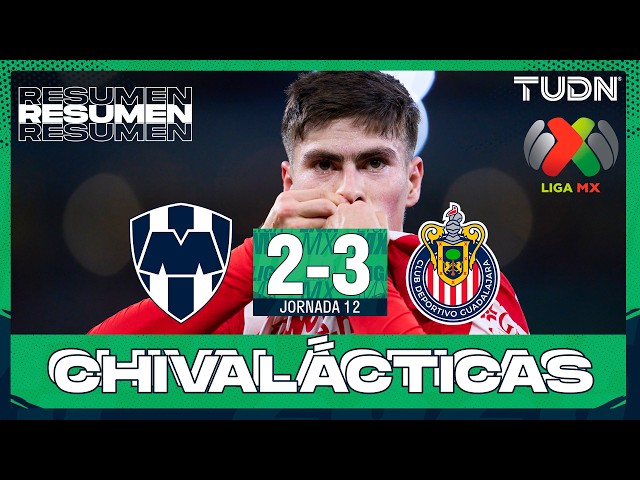 Highlights and goals - Monterrey 2-3 Chivas | Liga MX - Matchday 12 Clausura 2026 | TUDN