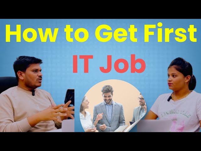 How to Get a First IT Job | IT Technology | Step-by-Step Guide to Land Your First Tech Job