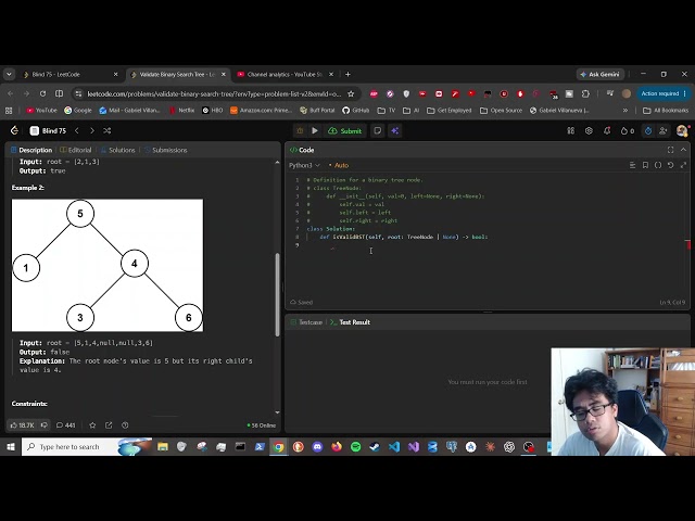 LeetCode 98. Validate Binary Search Tree