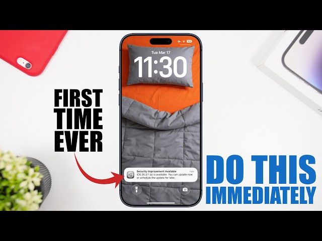 iOS 26.3.1(a) Released - DO THIS Immediately !