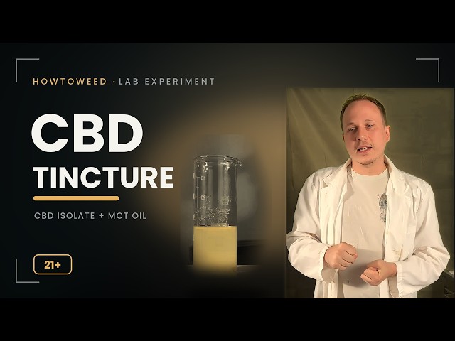 Making a $80 CBD Tincture for $4