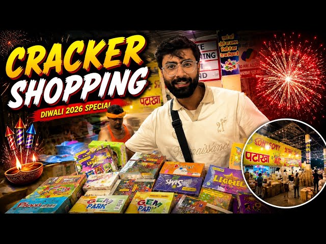 Cracker Shopping For Diwali Worth 1 Lakh 🤯💸 || Diwali 2026 🎇🎆