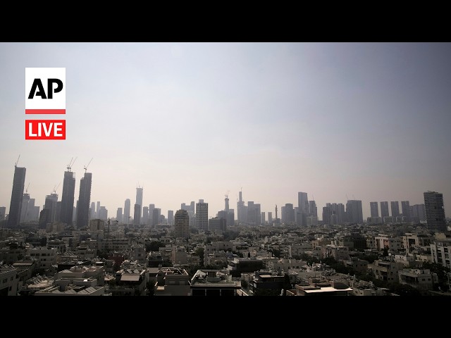 LIVE: Tel Aviv and Jerusalem skyline as Iran war continues