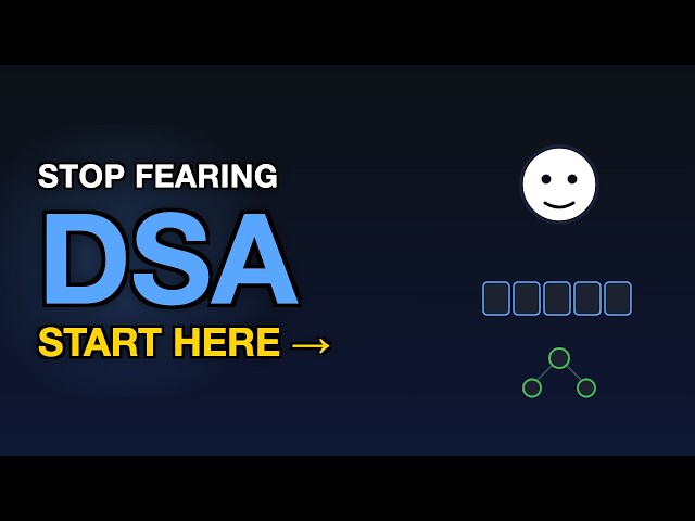 DSA Explained for People Who FEAR Data Structures | Episode 1