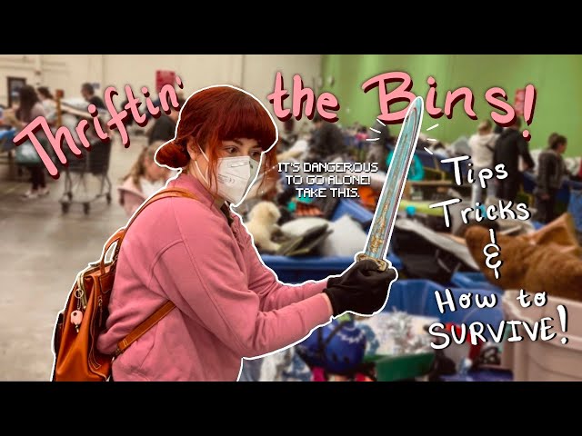 How I Shop the Goodwill Outlet (Bins) - Tips, Tricks, & Mini Thrift Haul
