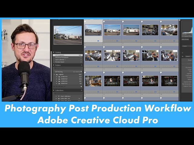 Photography Post Production Workflow with Adobe Creative Cloud Pro