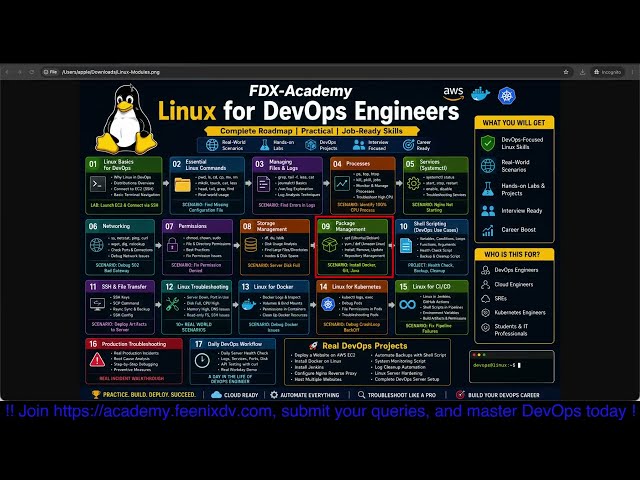 Linux for DevOps Engineers Module #02 | Basic Linux Commands for DevOps Part 2