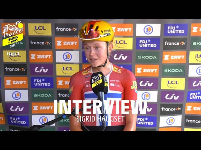 Tour de France Femmes avec Zwift 2026 - Stage 3 Post-race interview