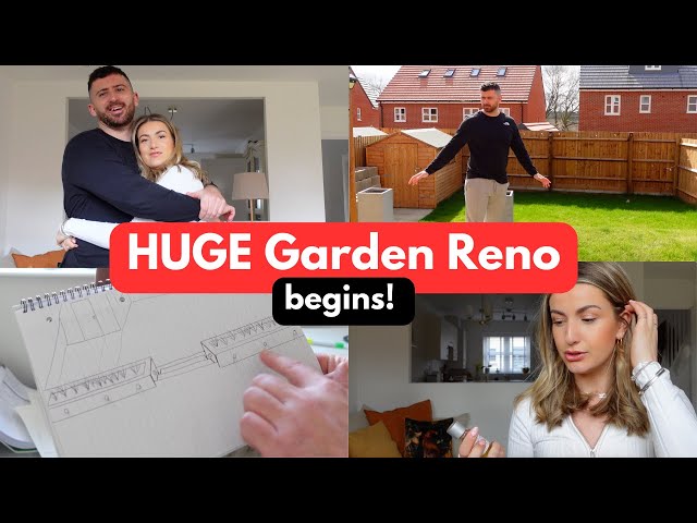 RENOVATING OUR SPLIT LEVEL GARDEN | new build house uk