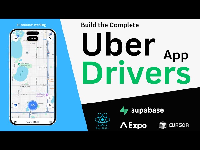 Let's Vibe Code a Uber Clone (Drivers App) with React Native and Expo (AI, Cursor, Supabase)