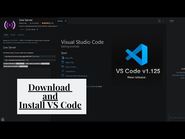 How to Download & Install Visual Studio Code | Run HTML Files in VS Code |