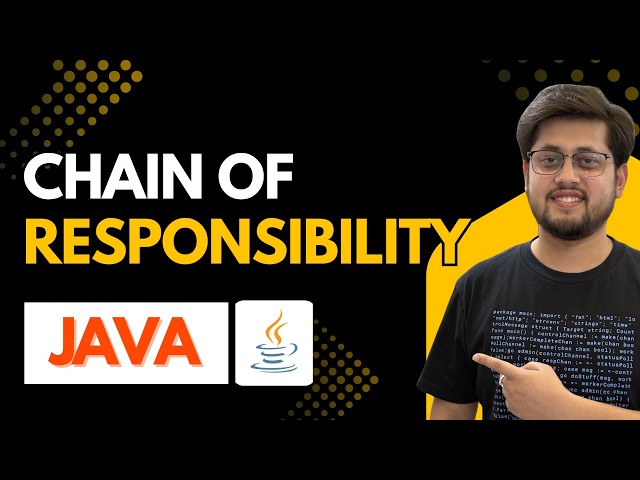 Chain of Responsibility Design Pattern | Java Example for System Design Interviews