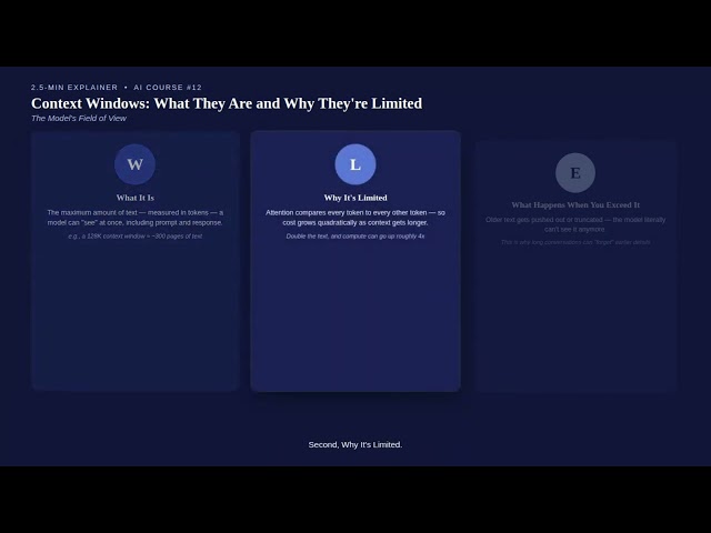 Session 12 -  Context windows explained