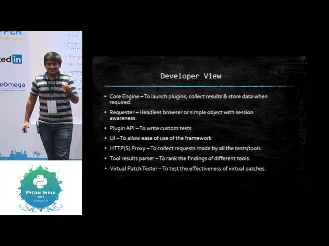 Building Offensive Web Security Framework in Python - PyCon India 2015