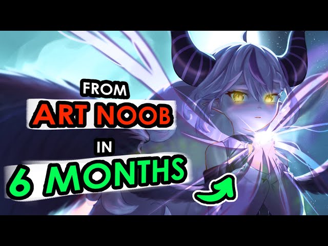 How I Learned To Draw with NO EXPERIENCE for 6 Months