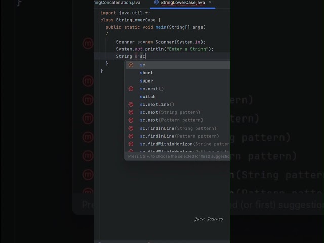 toLowercase() method in java | String Methods.4 | #stringmethods #lowercase  #java #strings