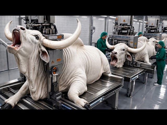 Inside the White Brahman Factory: How Rare Horn Becomes $5,000 Luxury Travel Bags