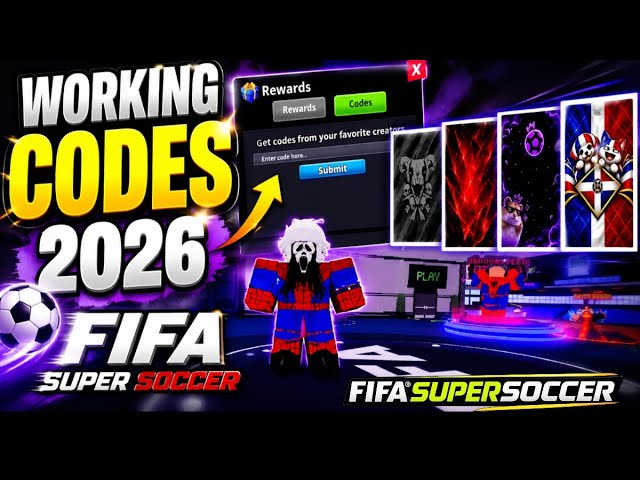 NEW WORKING CODES IN FSS 2026 (Roblox) | FIFA Super Soccer #fifa #roblox 