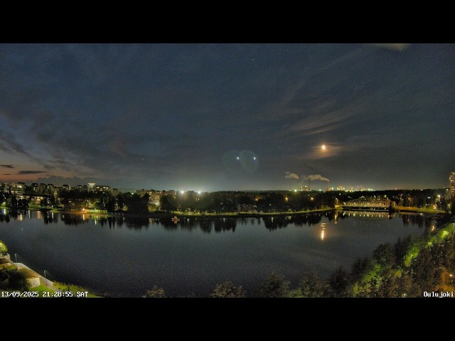 Live 24/7 Nature Cam — Oulu Finland Skyline, Night Sky, Aurora Borealis & Relaxing Ambience