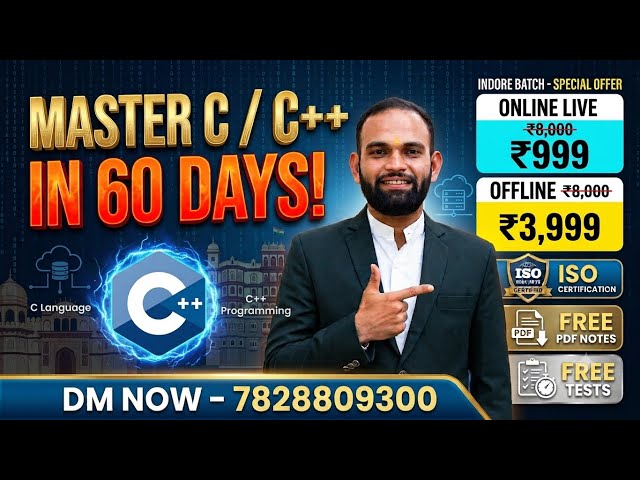     💻 Learn C & C++ from Scratch | Complete Course Overview
