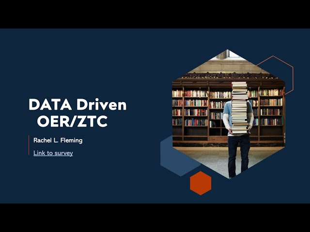 Data and OER Spring 2026 PD Webinar