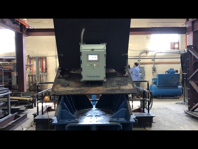Navy Control Panel Shock Test Inclined