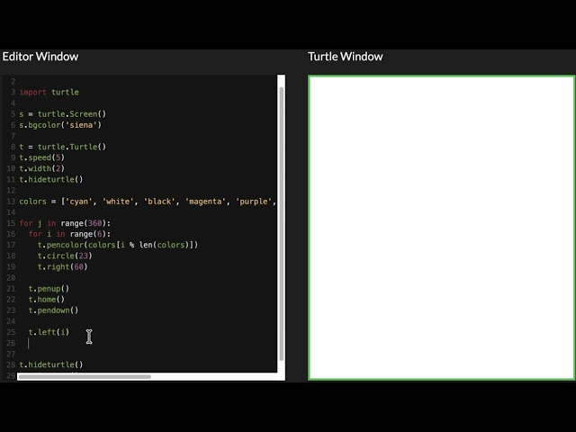 Symmetry Art in Python Turtle
