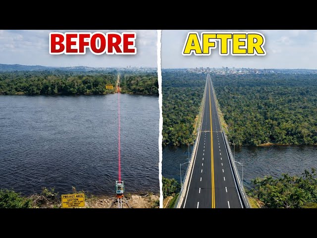 Complete Bridge Construction Process | Foundation to Finished Structure