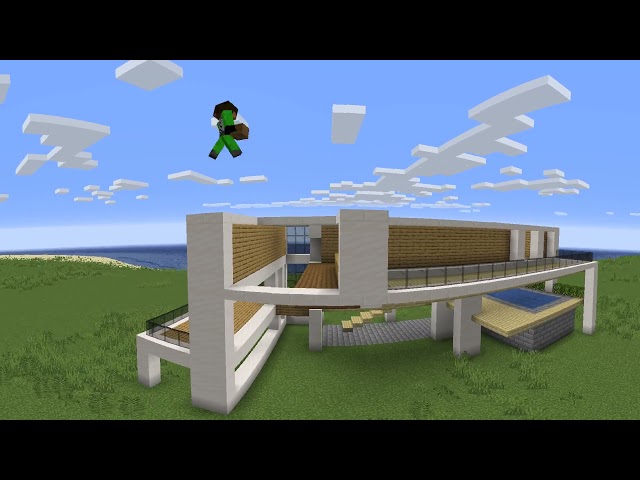 Minecraft boi builds hous (360 vid)