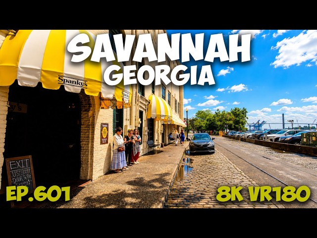Living Inside a 19th-Century Warehouse: River Street Inn, Savannah ep.601 #8k #vr180 #3d #travel