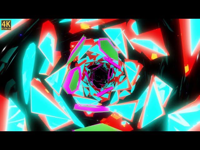 ✔️Infinite Abstract tunnel ➾VJ Loops 4K ➾Background Video Animation