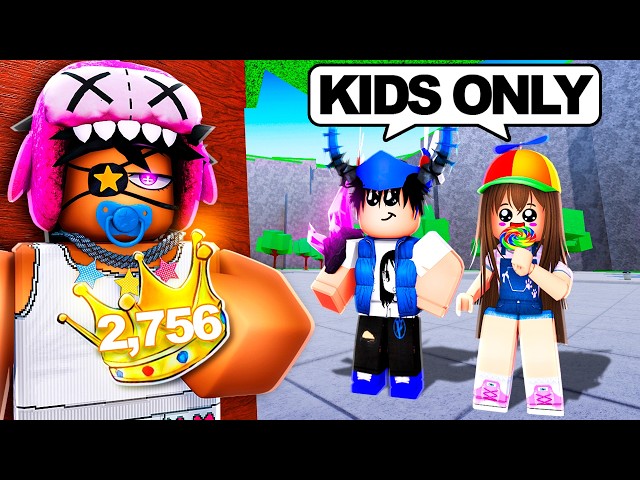 I Secretly CHEATED in a KIDS ONLY TSB TOURNAMENT..