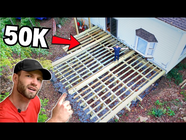 Contractor quoted me 50k for a DECK... So I Built it Myself (And I'm showing you the entire process)