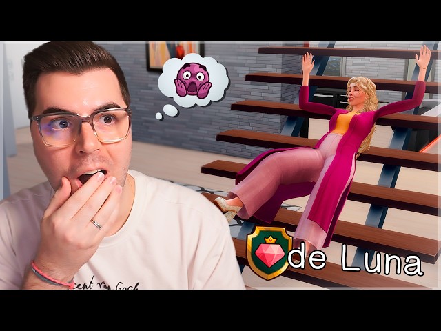 ¡NUNCA hubo tanto drama! 😱 Se cayó por las escaleras 💎 | Los Sims 4