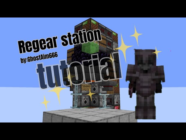 Regear station tutorial | Minecraft java