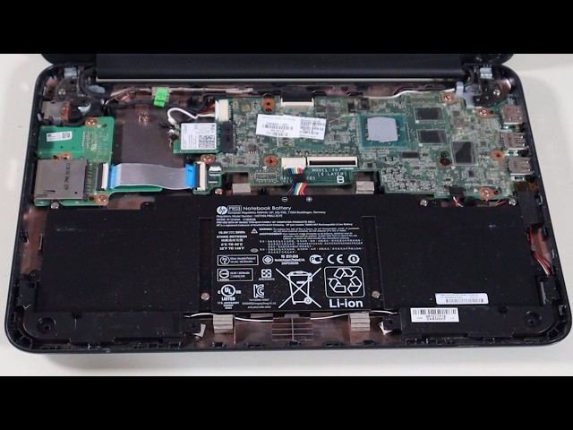 Teardown Disassembly HP Chromebook 11 G3 7260HMW Laptop Computer